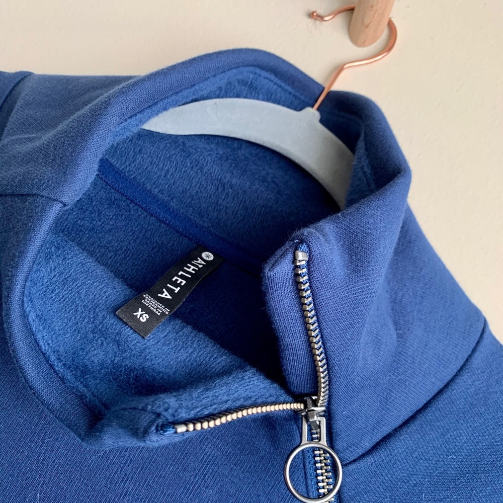 Athleta Cosy Karma Asym Pullover